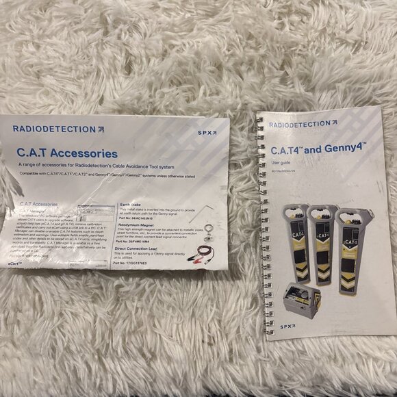 Radiodetection SPX CAT 4+ Locator w/ Genny4 Transmitter w/ Clamp - Picture 11 of 11